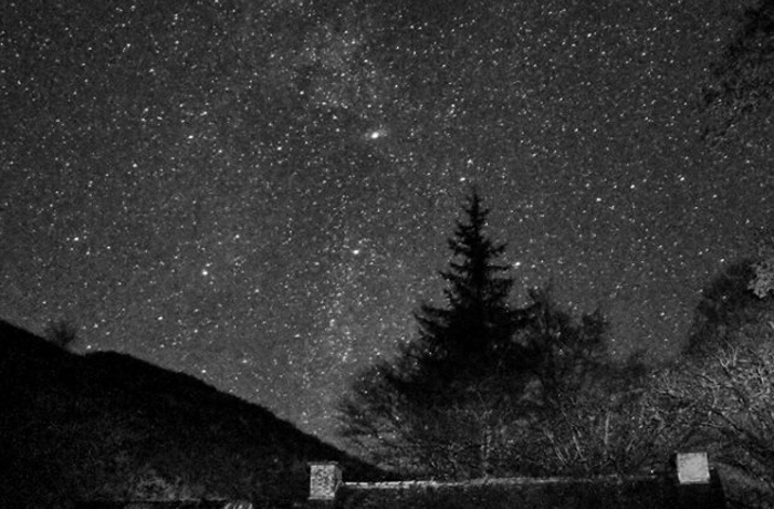 The Milky Way over Elan Valley Estate