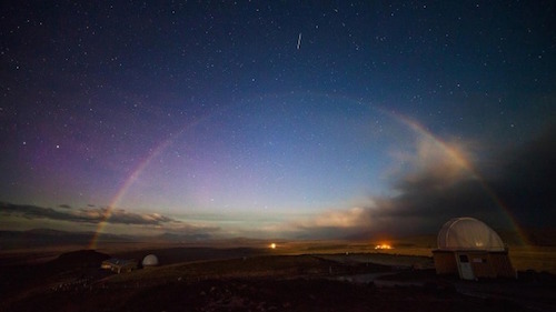 rainbows at night