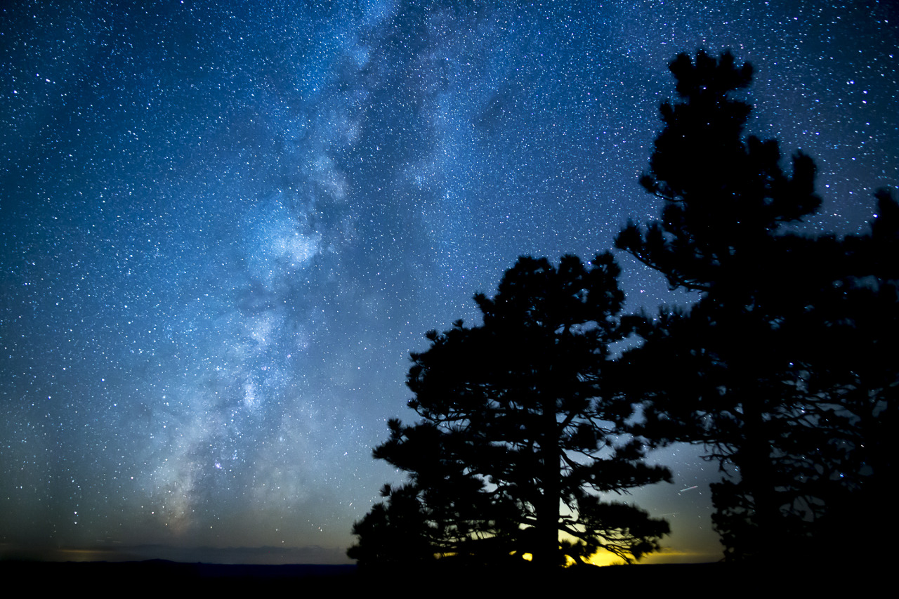 The Milky Way hangs in the night sky over Grand Canyon-Parashant International Night Sky Province, Arizona. Photo by Bob Wick / BLM.