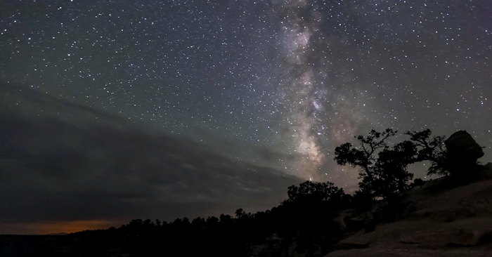 The summer Milky Way sets over Grand Canyon National Park. Photo by the U.S. National Park Service.