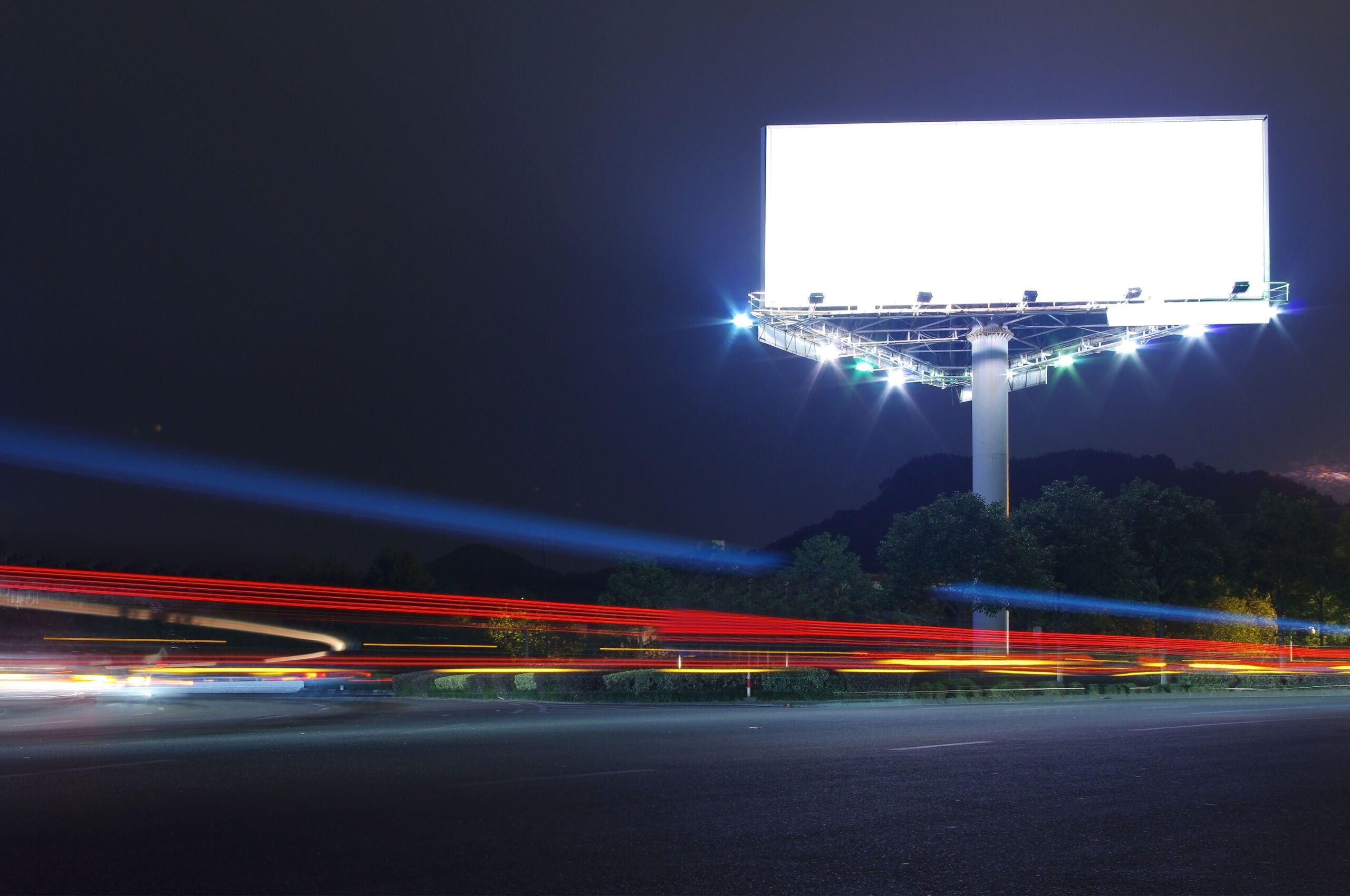 small blank billboard s