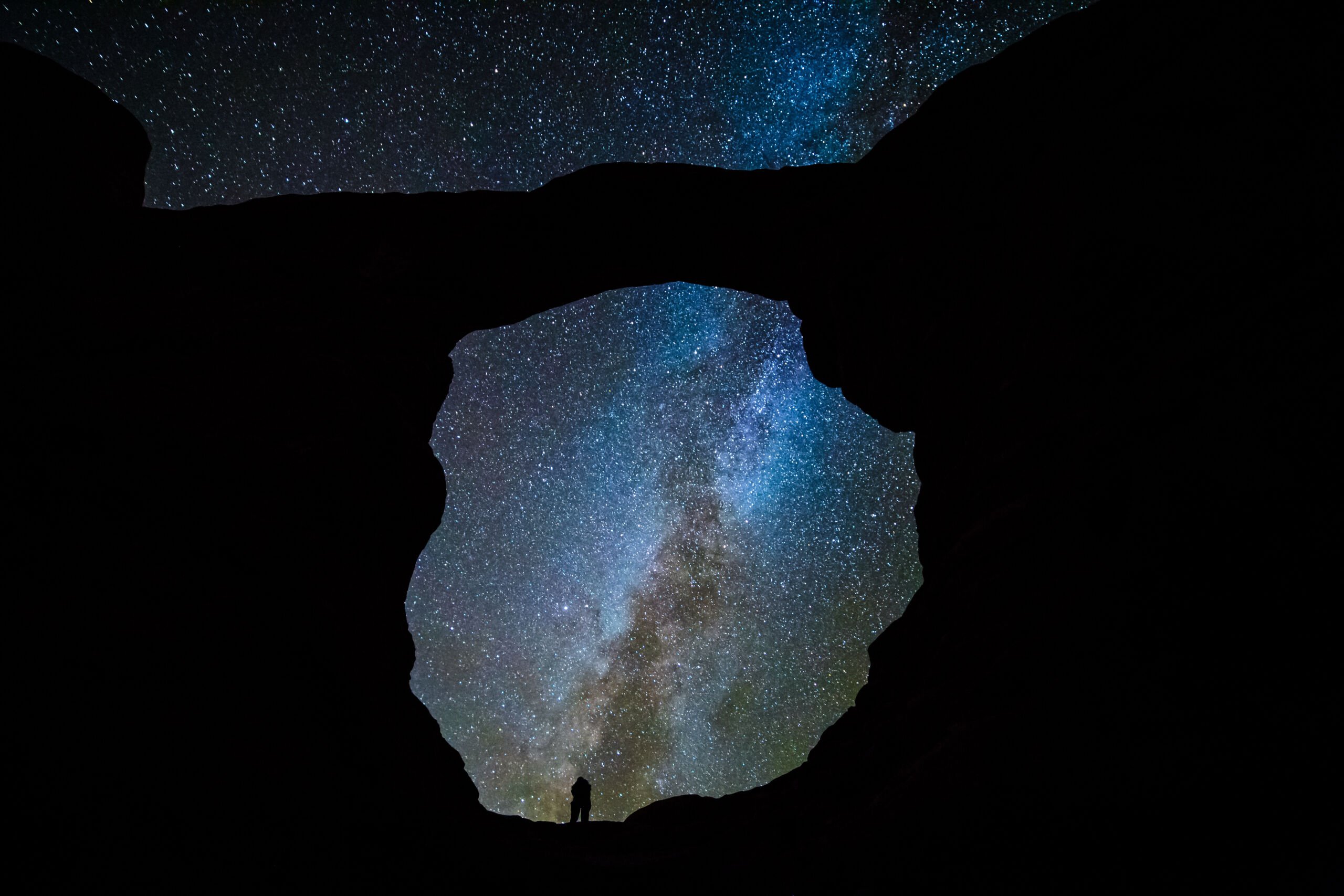 arches national park night