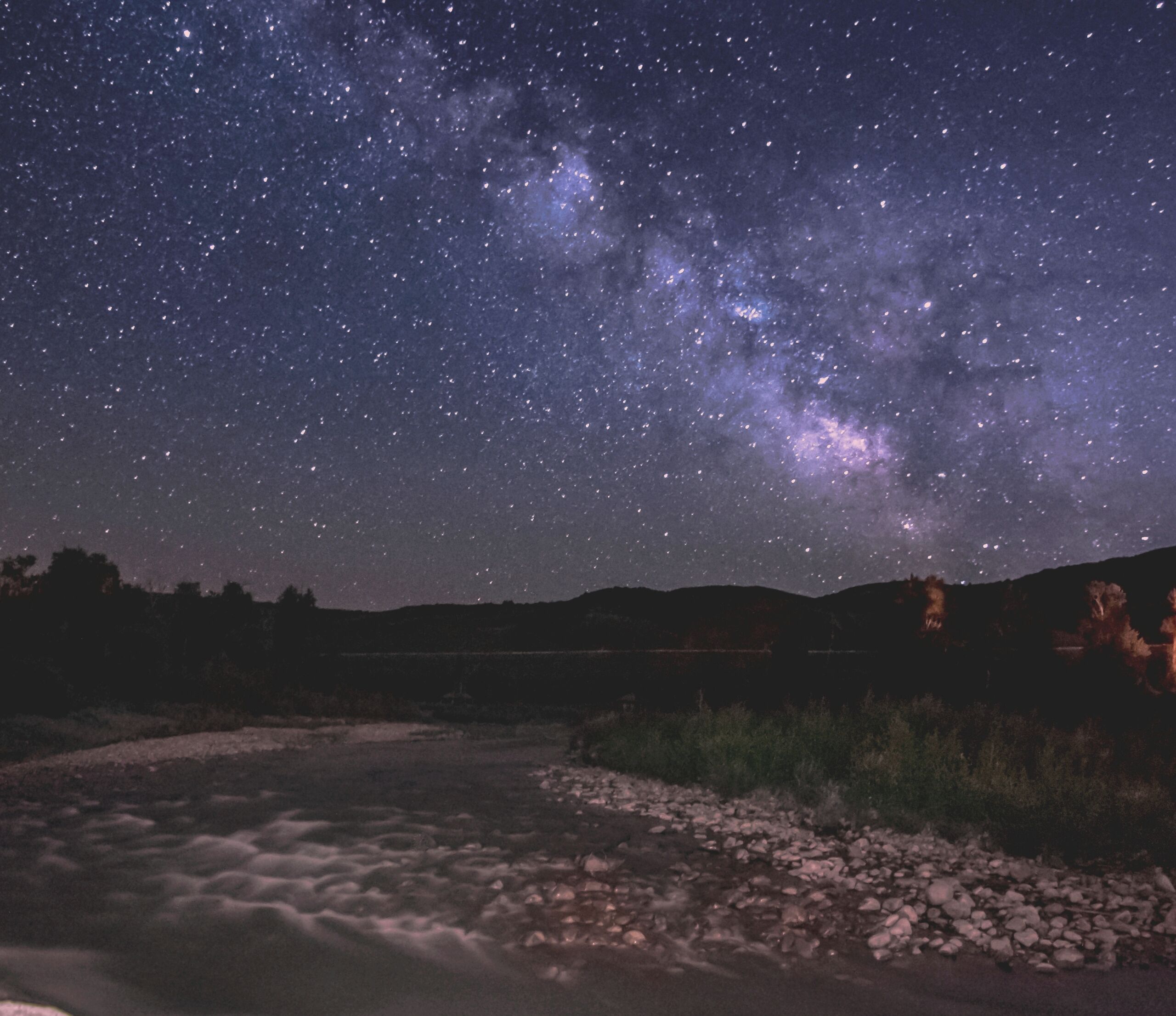 Dark Sky over Rock Cliff Nature Area at Jordanelle State Park Photo by Utah State Park