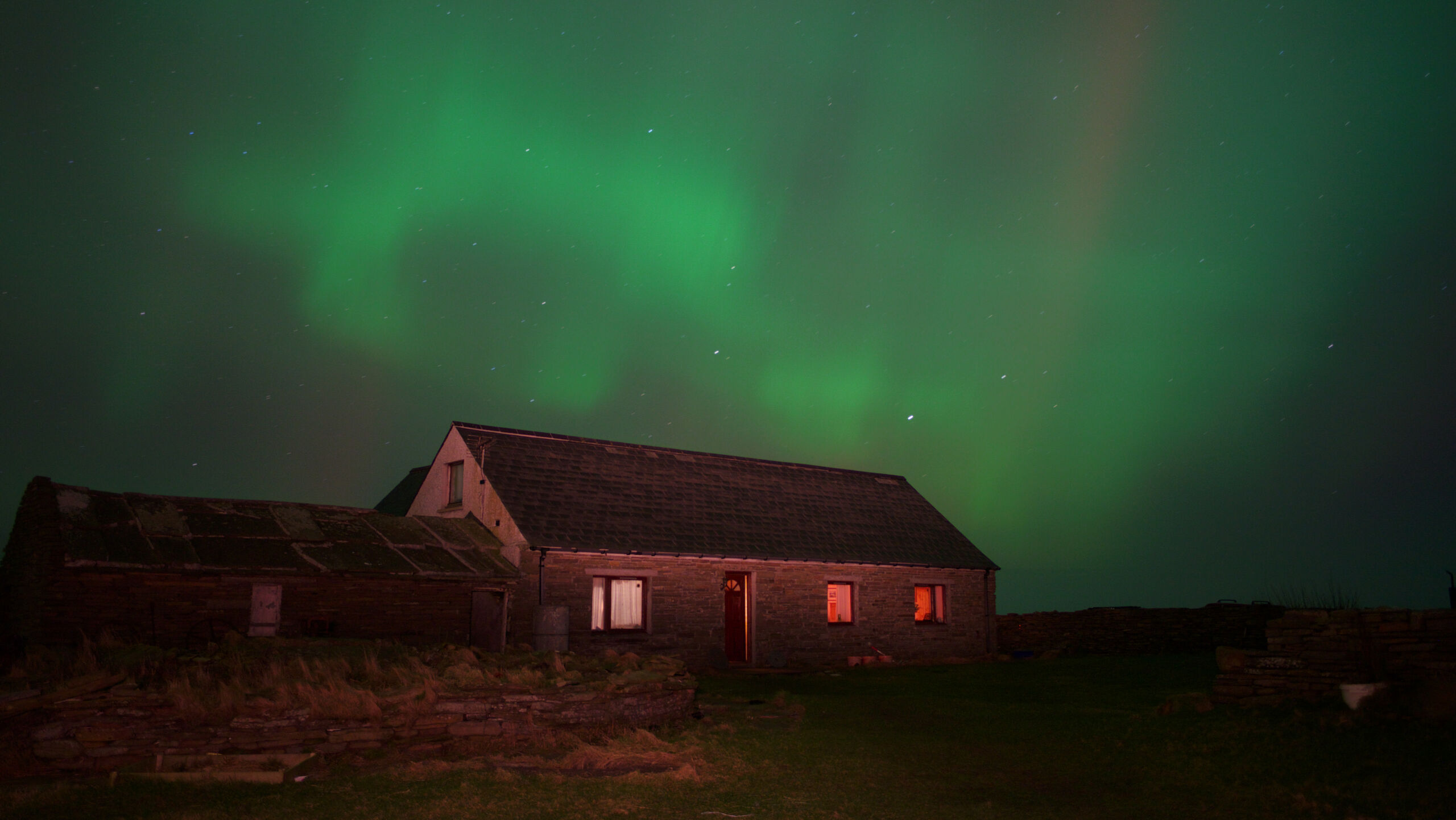 Image of North Rondaldsy at night.