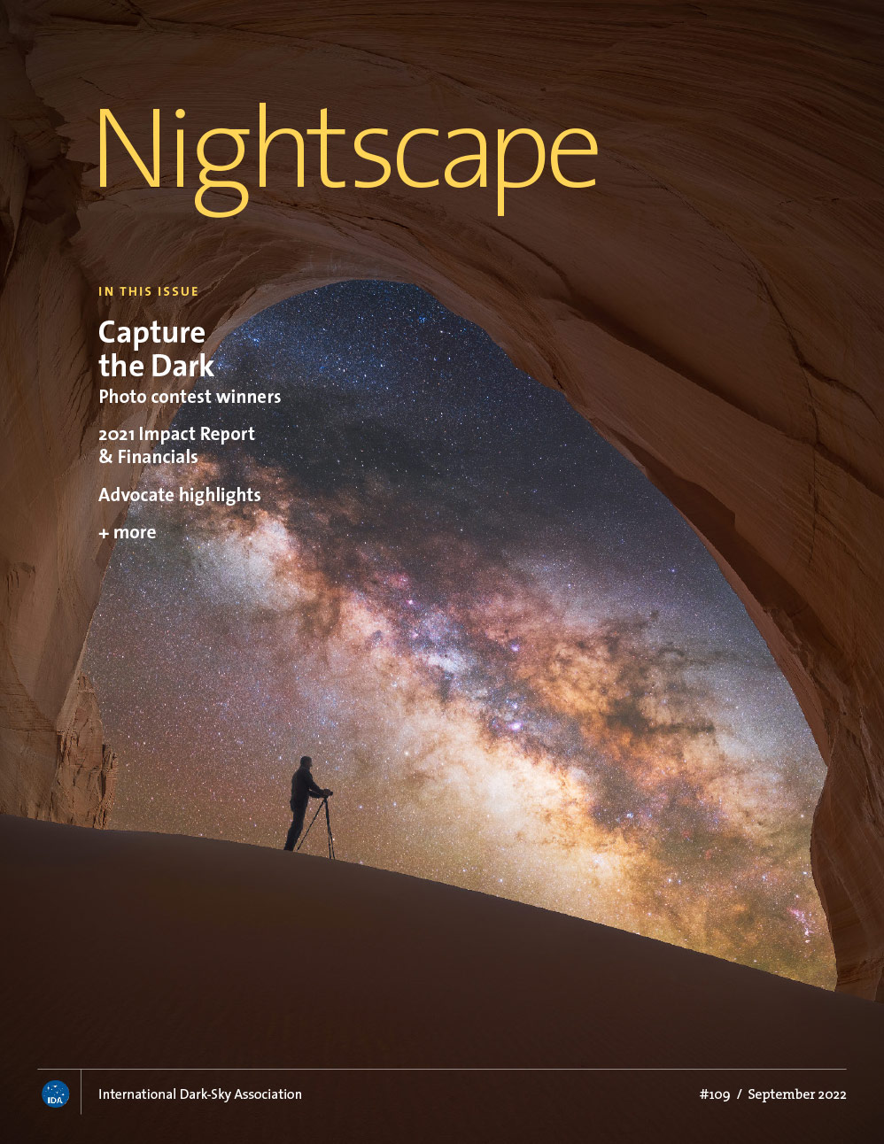Cover of the September 2022 issue of Nightscape