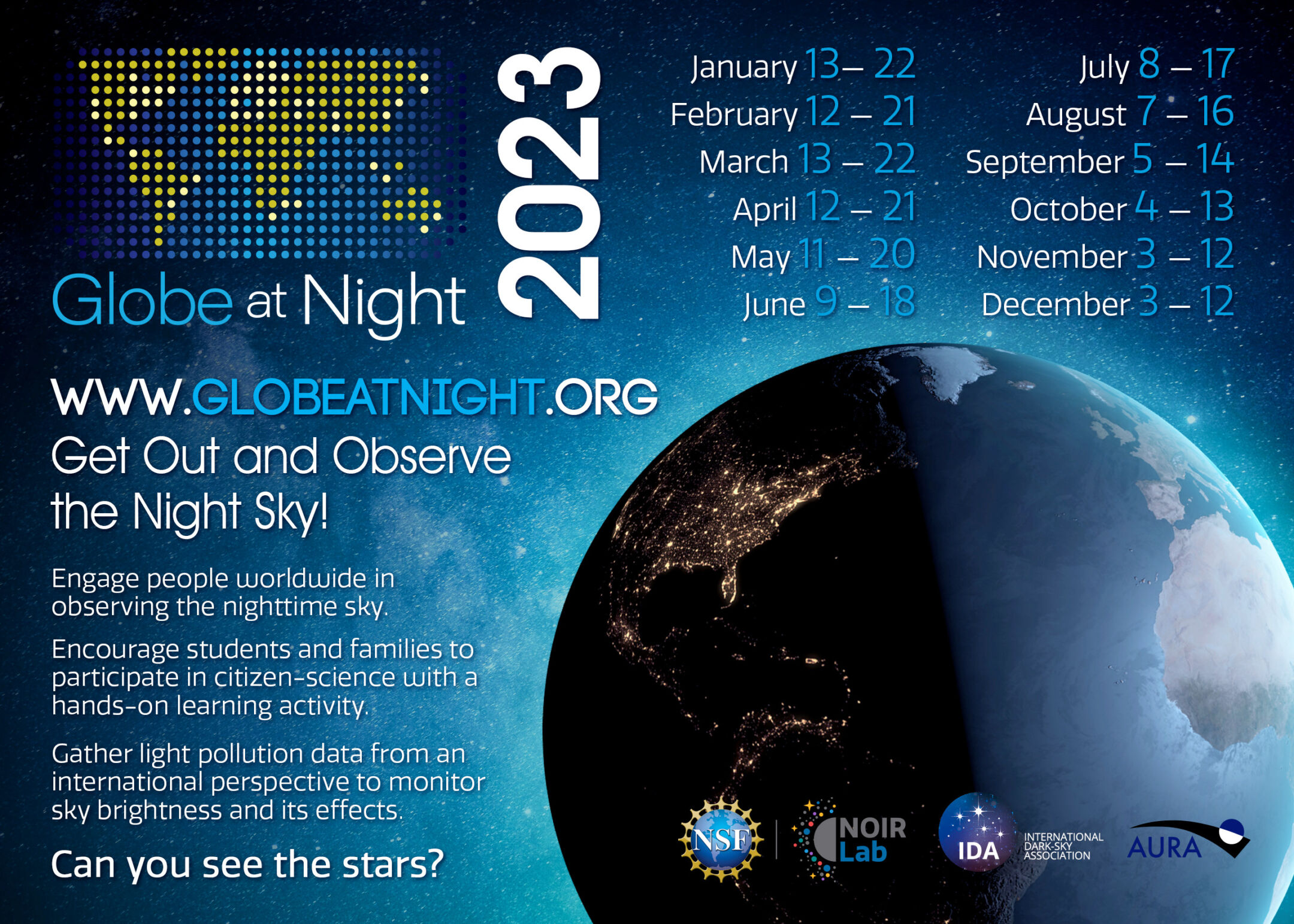 Measuring Light Pollution DarkSky International   Globe At Night 2023 2160x1543 