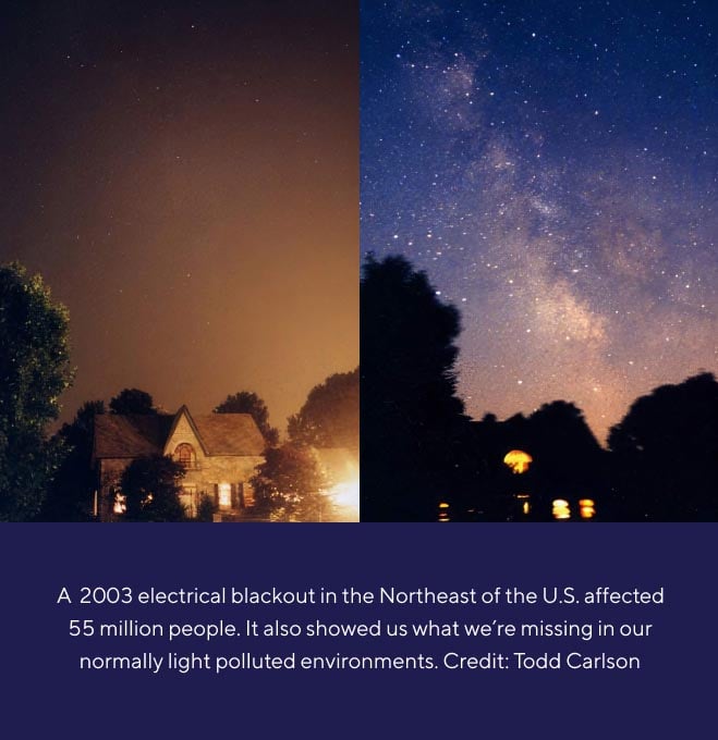 What is light pollution?