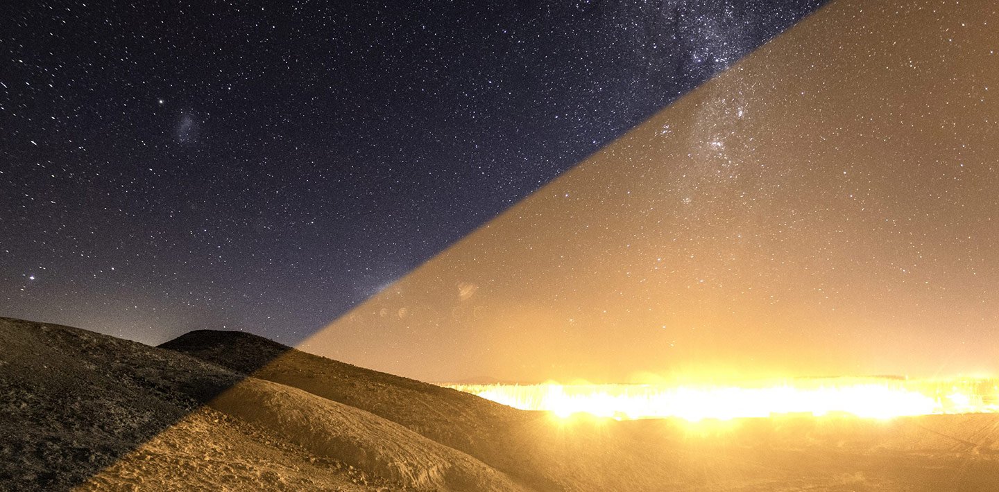 What is light pollution?